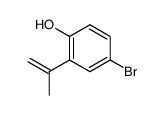 4-bromo -2-(prop-1-en-2-yl)phenol Structure