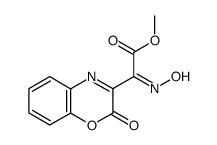 Methyl-α-oximino-2-oxo-2H-1.4-benzoxazin-3-acetat结构式