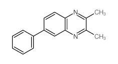 2,3-dimethyl-6-phenyl-quinoxaline结构式