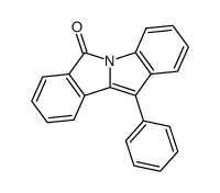 11-phenyl-6H-isoindolo[2,1-a]indol-6-one结构式