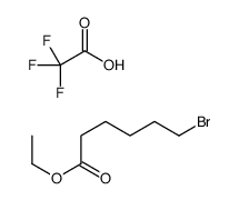 ethyl 6-bromohexanoate,2,2,2-trifluoroacetic acid Structure