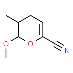 2H-Pyran-6-carbonitrile,3,4-dihydro-2-methoxy-3-methyl-(9CI)结构式