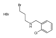 3-bromo-N-[(2-chlorophenyl)methyl]propan-1-amine,hydrobromide结构式
