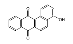 4-hydroxy-benz[a]anthracene-7,12-dione结构式