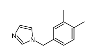 1-[(3,4-dimethylphenyl)methyl]imidazole Structure