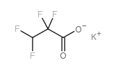 potassium,2,2,3,3-tetrafluoropropanoate Structure