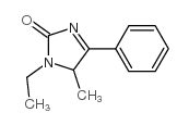 1-乙基-5-甲基-4-苯基咪唑啉-2-酮结构式