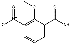 2-甲氧基-3-硝基苯甲酰胺结构式