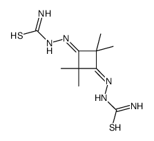2,2,4,4-Tetramethyl-1,3-cyclobutanedione bisthiosemicarbazone结构式