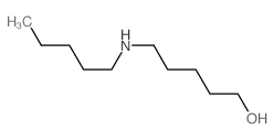 5-(pentylamino)pentan-1-ol结构式