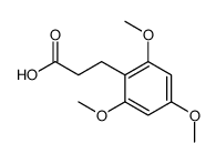 3-(2,4,6-trimethoxyphenyl)propionic acid结构式
