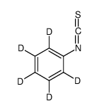 异硫氰酸苯酯-D5结构式