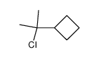2-chloro-2-cyclobutylpropane结构式