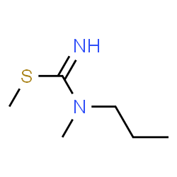Carbamimidothioic acid, N-methyl-N-propyl-, methyl ester (9CI) Structure