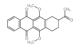 5,12-Naphthacenedione,8-acetyl-7,8,9,10-tetrahydro-6,11-dimethoxy- picture