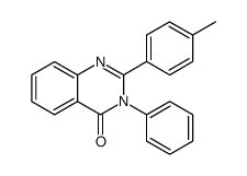 2-(4-methylphenyl)-3-phenylquinazolin-4(3H)-one结构式