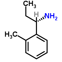 (1S)-1-(2-METHYLPHENYL)PROPYLAMINE结构式