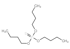 Phosphorothioic acid,O,O,O-tributyl ester Structure