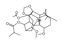 Glaucerine, 14-Isobutyryldictyocarpine结构式