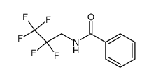 N-(2,2,3,3,3-pentafluoro-propyl)-benzamide结构式