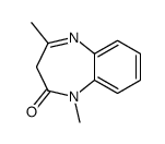 1,4-dimethyl-3H-1,5-benzodiazepin-2-one结构式