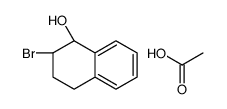 acetic acid,(1R,2R)-2-bromo-1,2,3,4-tetrahydronaphthalen-1-ol结构式