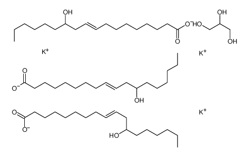 蓖麻油酸钾结构式