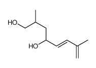 2,7-dimethylocta-5,7-diene-1,4-diol结构式