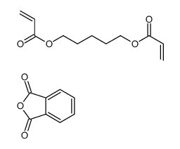 1,3-异苯并呋喃二酮与1,5-戊二醇二(2-丙烯酸)酯的聚合物结构式