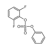 (2,6-difluorophenyl) phenyl sulfate Structure