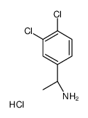 Benzenemethanamine, 3,4-dichloro-.alpha.-methyl-, hydrochloride (1:1), (.alpha.S)- Structure
