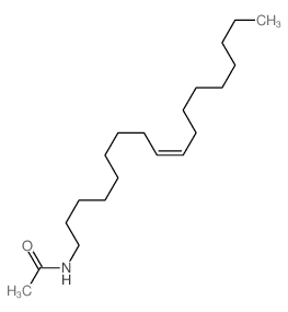 N-octadec-9-enylacetamide结构式