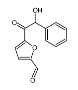 5-(2-hydroxy-2-phenylacetyl)furan-2-carbaldehyde结构式