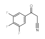 3,4,5-三氟苯甲酰基乙腈结构式