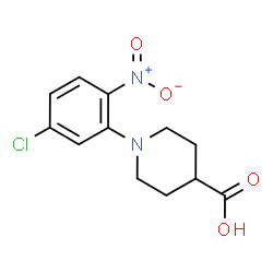 1-(5-Chloro-2-nitrophenyl)-4-piperidinecarboxylic acid picture