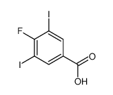 4-Fluoro-3,5-diiodobenzoic acid structure