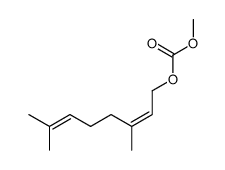 (Z)-3,7-dimethylocta-2,6-dien-1-yl methyl carbonate结构式