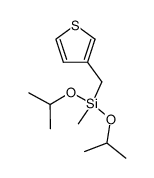 methylbis(1-methylethoxy)(3-thienylmethyl)silane Structure