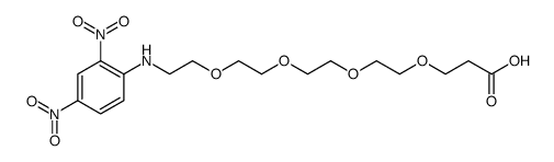 DNP-四聚乙二醇-羧酸结构式