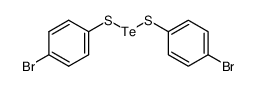 bis((4-bromophenyl)thio)tellane结构式