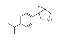 1-(4-propan-2-ylphenyl)-3-azabicyclo[3.1.0]hexane结构式