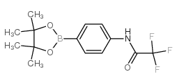 2,2,2-TRIFLUORO-N-[4-(4,4,5,5-TETRAMETHYL-[1,3,2]DIOXABOROLAN-2-YL)-PHENYL]-ACETAMIDE Structure
