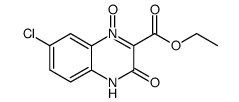 ethyl 7-chloro-3,4-dihydro-3-oxoquinoxaline-2-carboxylate 1-oxide结构式