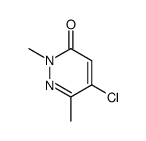 5-chloro-2,6-dimethyl-2H-pyridazin-3-one结构式