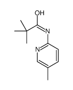 2,2-二甲基-n-(5-甲基-2-吡啶)丙酰胺结构式