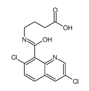 4-[(3,7-dichloroquinoline-8-carbonyl)amino]butanoic acid Structure