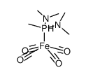 [bis(dimethylamino)methylphosphane]tetracarbonyliron Structure
