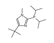 4-(tert-butyl)-2-(diisopropylphosphino)-1-methyl-1H-imidazole Structure