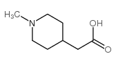 1-甲基-4-哌啶乙酸结构式