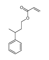 3-phenylbutyl prop-2-enoate Structure
